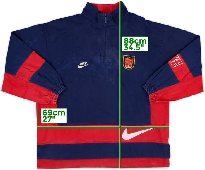 1996-98 Arsenal Nike Drill Top - 5/10 - (XXL)