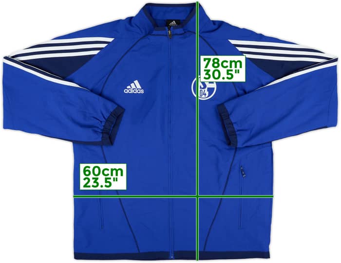 2006-07 Schalke adidas Track Jacket - 6/10 - (M)