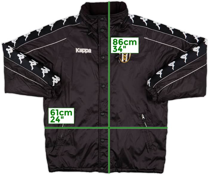 1998-99 Juventus Kappa Padded Bench Coat - 8/10 - (M)