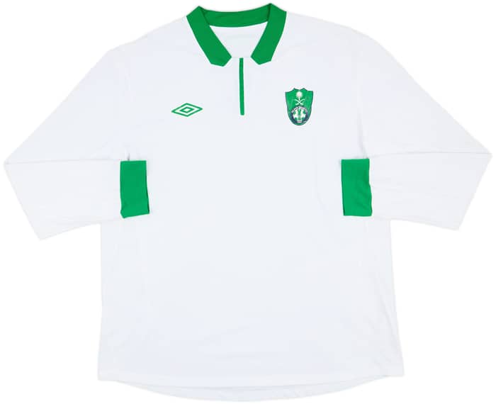 2014-15 Al-Ahli Home L/S Shirt - 7/10 - (XXL)