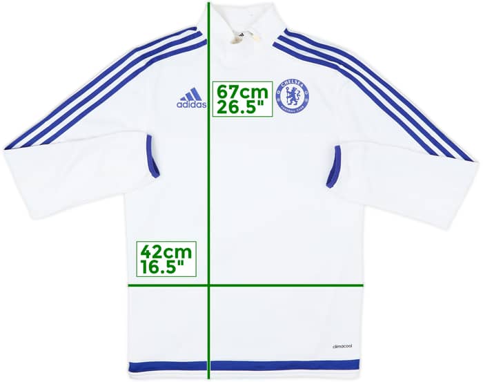 2015-16 Chelsea adidas 1/4 Zip Drill Top - 7/10 - (XS)