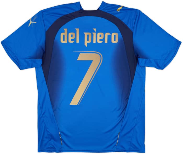 2006 Italy Home Shirt Del Piero #7 - 5/10 - (M)
