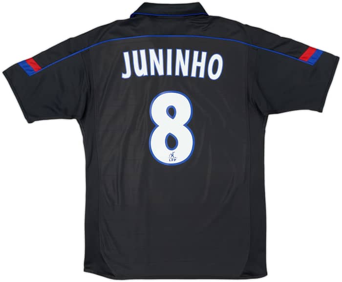 2003-04 Lyon Away Shirt Juninho #8 - 6/10 - (L)