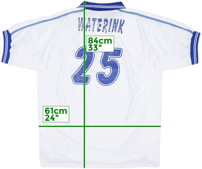 2000-01 Karlsruhe Away Shirt Waterink #25 - 5/10 - (XXL)
