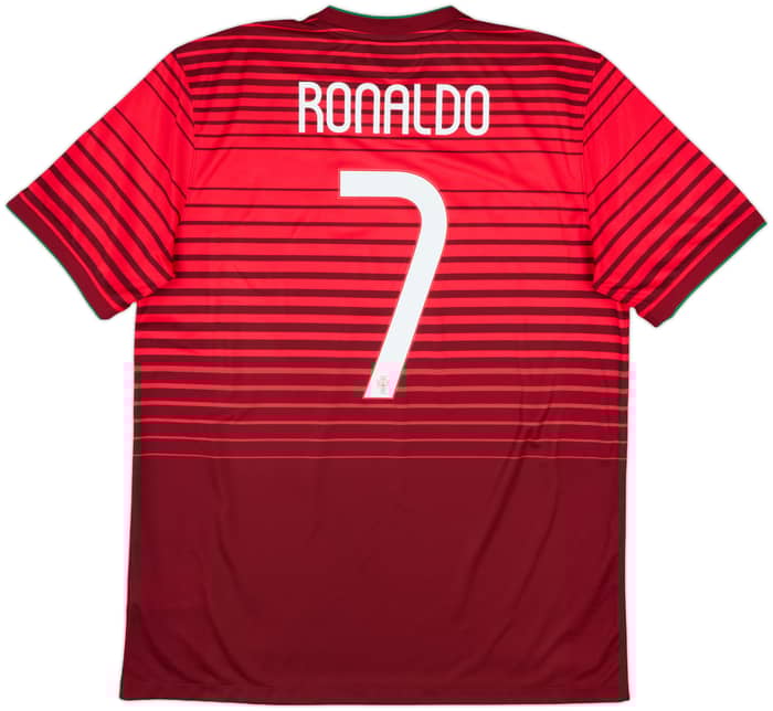 2014-15 Portugal Home Shirt Ronaldo #7 - 10/10 - (L)
