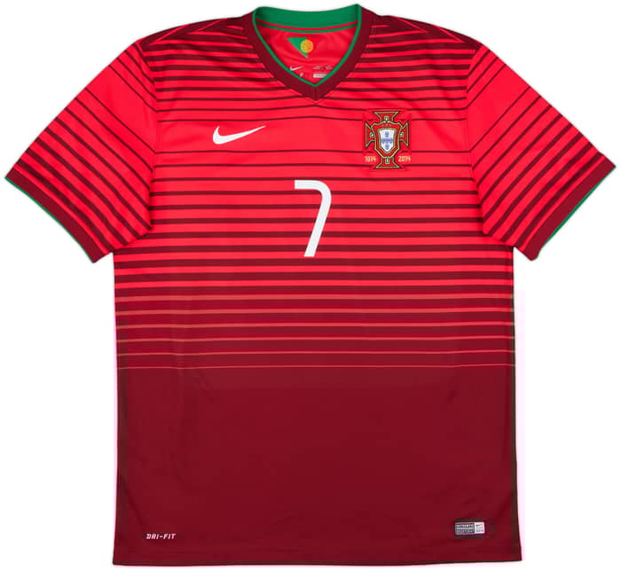 2014-15 Portugal Home Shirt Ronaldo #7 - 10/10 - (L)