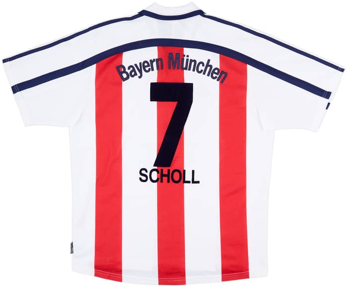 2000-01 Bayern Munich Away Shirt Scholl #7 - 9/10 - (L)