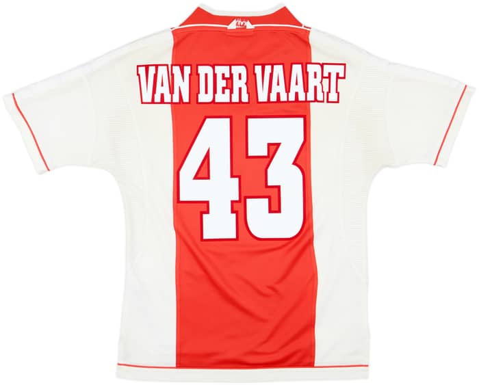 1999-00 Ajax Home Shirt Van Der Vaart #43 - 8/10 - (M)