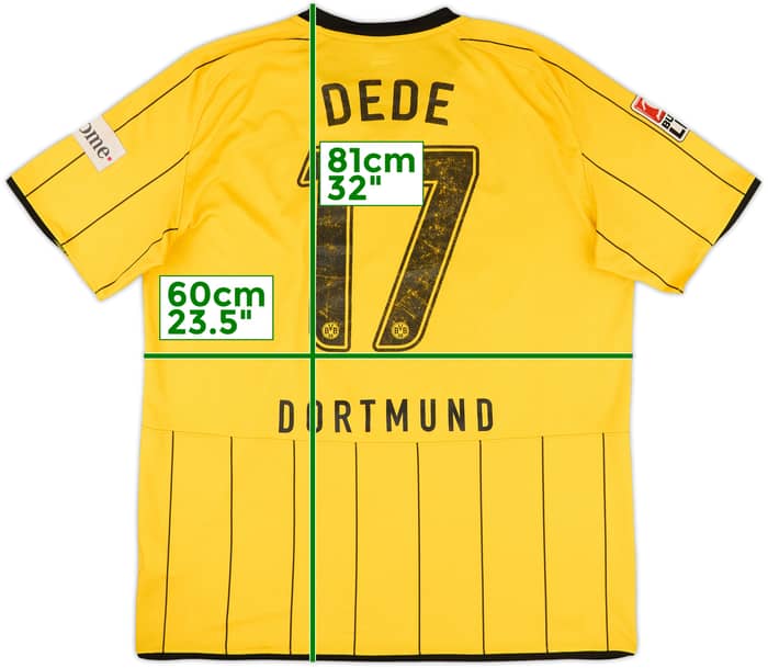 2008-09 Borussia Dortmund Home Shirt Dede #17 - 5/10 - (XL)