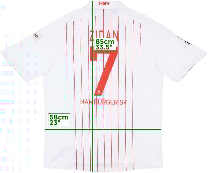 2007-08 Hamburg Home Shirt Zidan #7 - 6/10 - (XL)