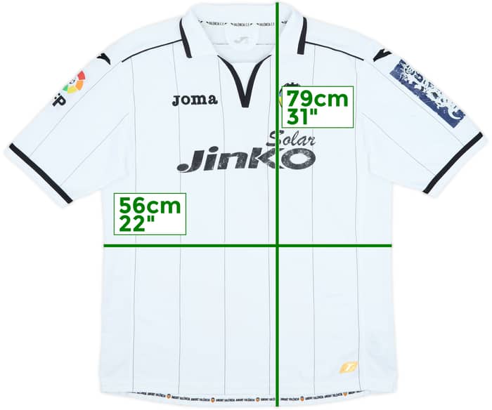 2012-13 Valencia Home Shirt - 4/10 - (XL)