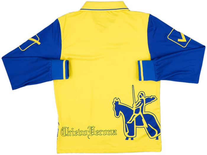 2010-11 Chievo Verona Home L/S Shirt - 6/10 - (S)