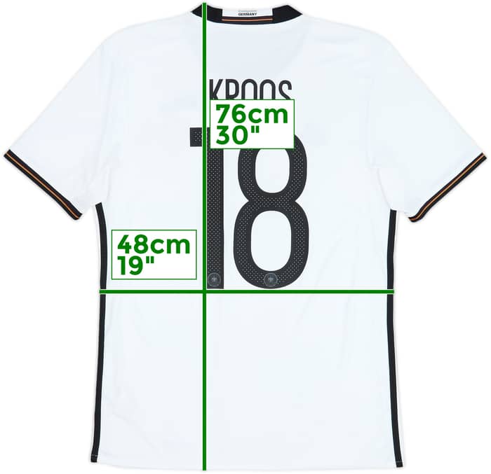 2015-16 Germany Home Shirt Kroos #18 - 6/10 - (M)