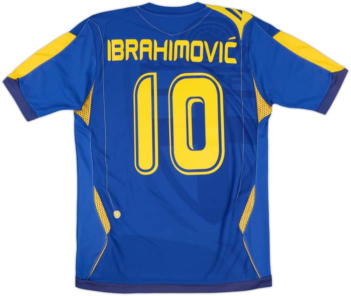 2006-08 Sweden Away Shirt Ibrahimovic #10 - 10/10 - (S)
