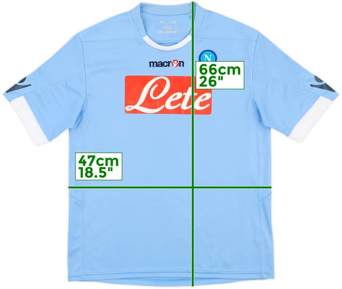 2010-11 Napoli Home Shirt - 10/10 - (L.Boys)