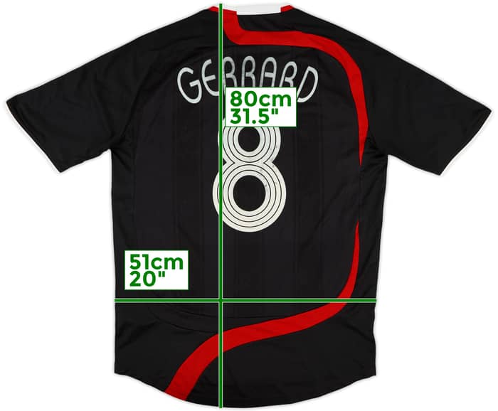 2007-08 Liverpool Third Shirt Gerrard #8 - 4/10 - (M)