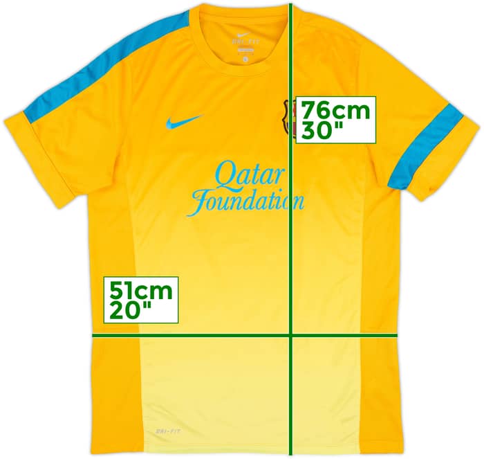 2013-14 Barcelona Nike Training Shirt - 8/10 - (L)