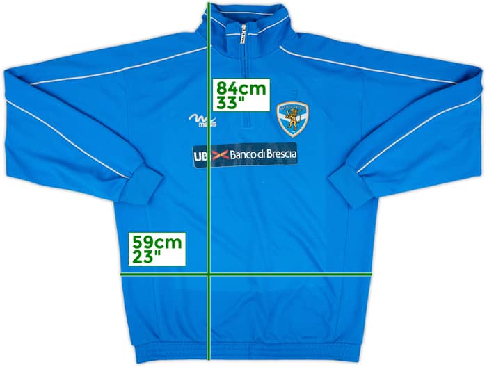 2010-11 Brescia Mass 1/4 Zip Track Jacket - 5/10 - (XL)