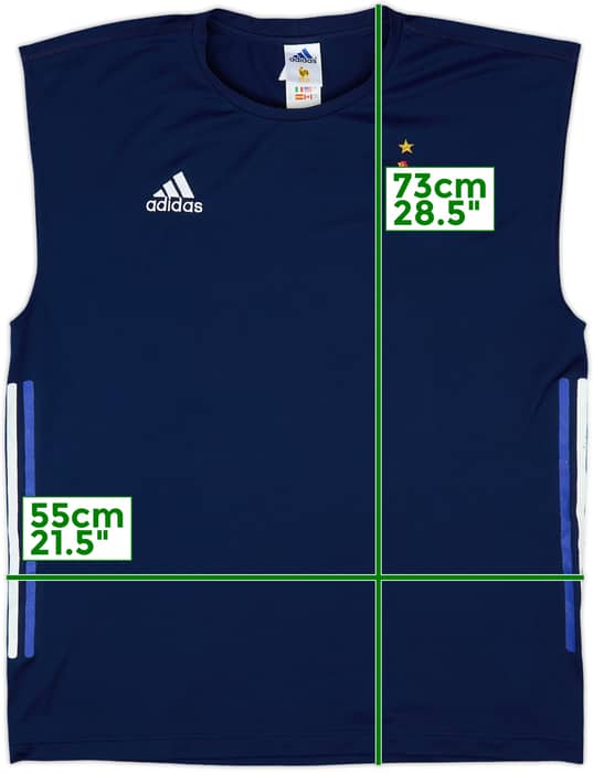 2002-03 France adidas Training Vest - 6/10 - (XXL)