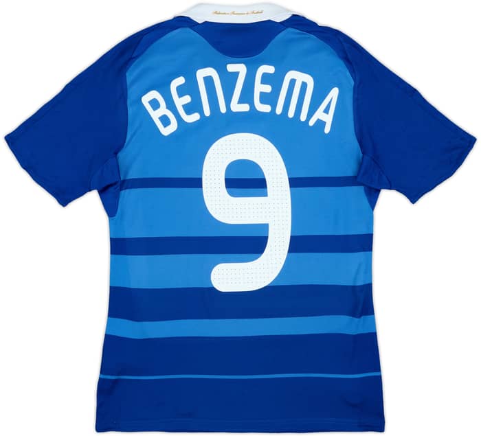 2008-09 France Home Shirt Benzema #9 - 8/10 - (S)