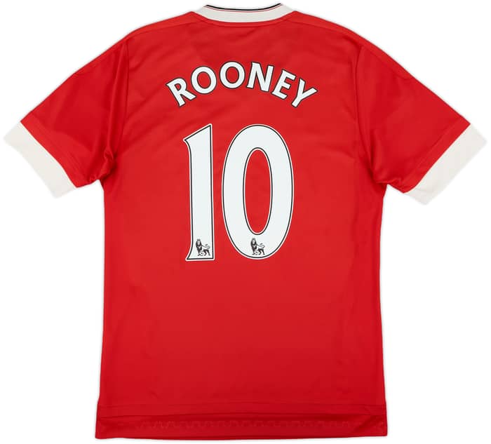 2015-16 Manchester United Home Shirt Rooney #10 - 6/10 - (S)
