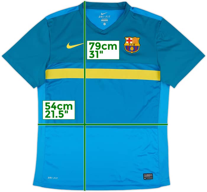 2011-12 Barcelona Nike Training Shirt - 8/10 - (L)
