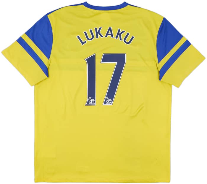2013-14 Everton Away Shirt Lukaku #17 - 7/10 - (XL)