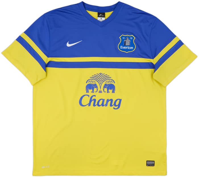 2013-14 Everton Away Shirt Lukaku #17 - 7/10 - (XL)