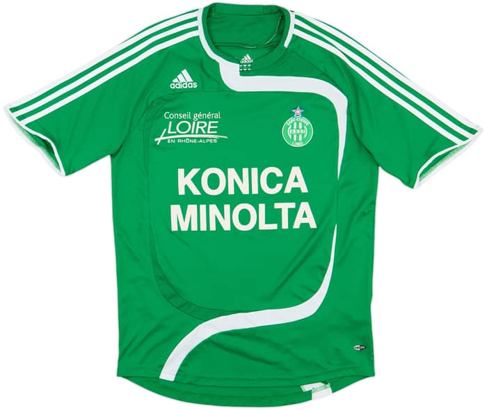 2007-08 Saint Etienne Home Shirt Perrin #24 - 8/10 - (M)