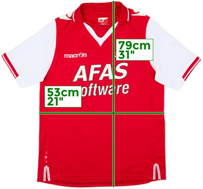 2012-13 AZ Alkmaar Home Shirt #4 - 7/10 - (M)