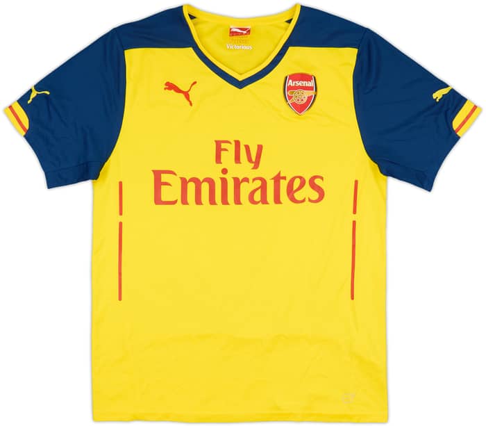 2014-15 Arsenal Away Shirt Arteta #8 - 9/10 - (M)