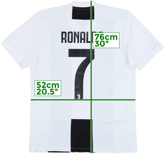 2018-19 Juventus Home Shirt Ronaldo #7 - 10/10 - (M)