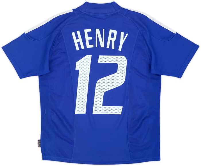 2002-04 France Home Shirt Henry #12 - 8/10 - (XS)