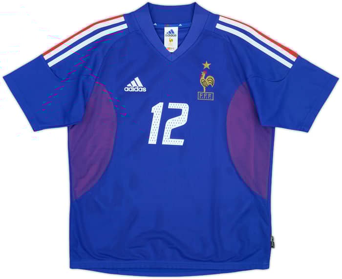2002-04 France Home Shirt Henry #12 - 8/10 - (XS)