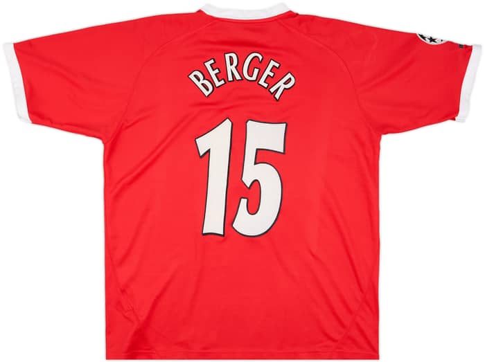 2001-03 Liverpool CL Shirt Berger #15 - 9/10 - (XL)