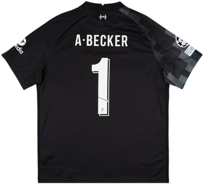 2021-22 Liverpool GK S/S Shirt A.Becker #1 - 8/10 - (XL)