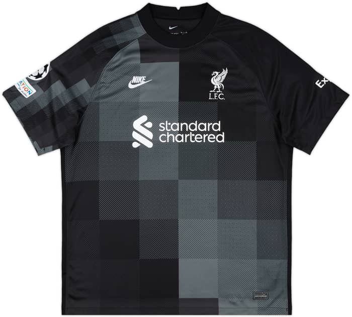 2021-22 Liverpool GK S/S Shirt A.Becker #1 - 8/10 - (XL)
