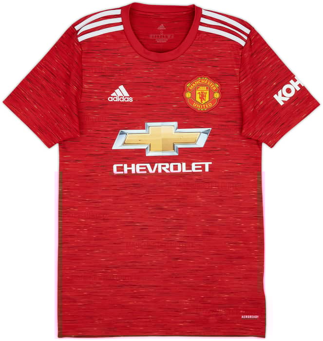 2020-21 Manchester United Home Shirt B.Fernandes #18 - 6/10 - (S)