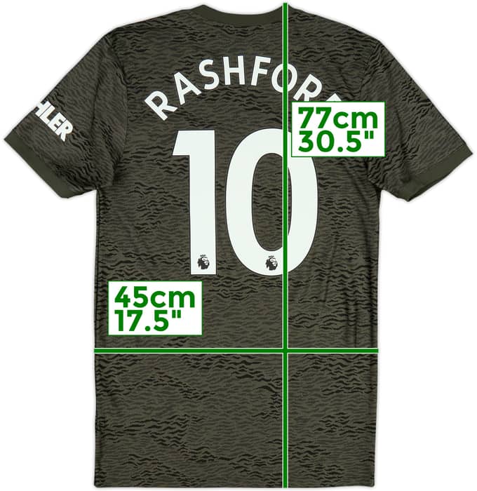 2020-21 Manchester United Away Shirt Rashford #10 - 10/10 - (S)