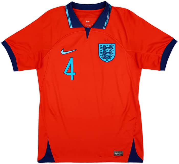 2022-23 England Away Shirt Rice #4 - 8/10 - (S)