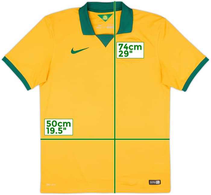 2014-15 Australia Home Shirt - 9/10 - (M)