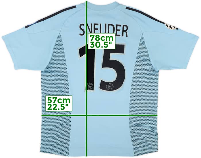 2002-03 Ajax Away Shirt Sneijder #15 - 7/10 - (L)