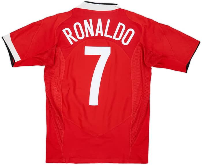 2004-06 Manchester United Home Shirt Ronaldo #7 - 6/10 - (S)