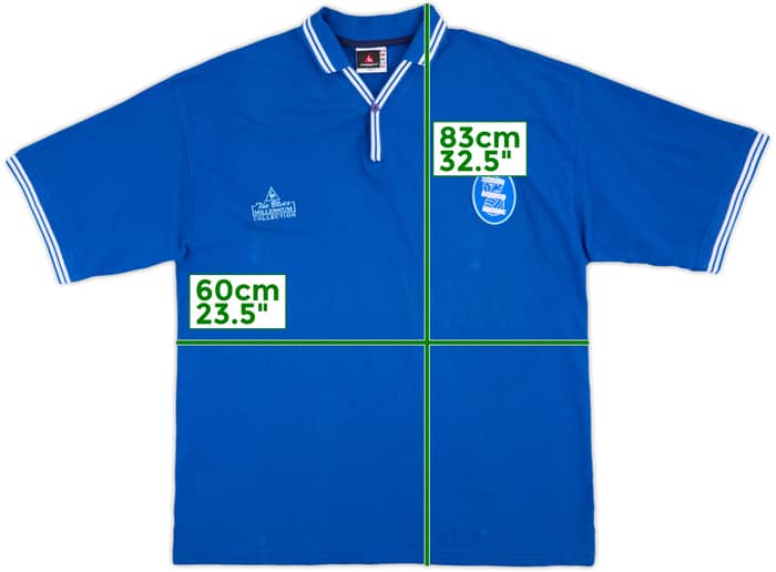 2000-01 Birmingham City Le Coq Sportif Polo Shirt - 9/10 - (L)