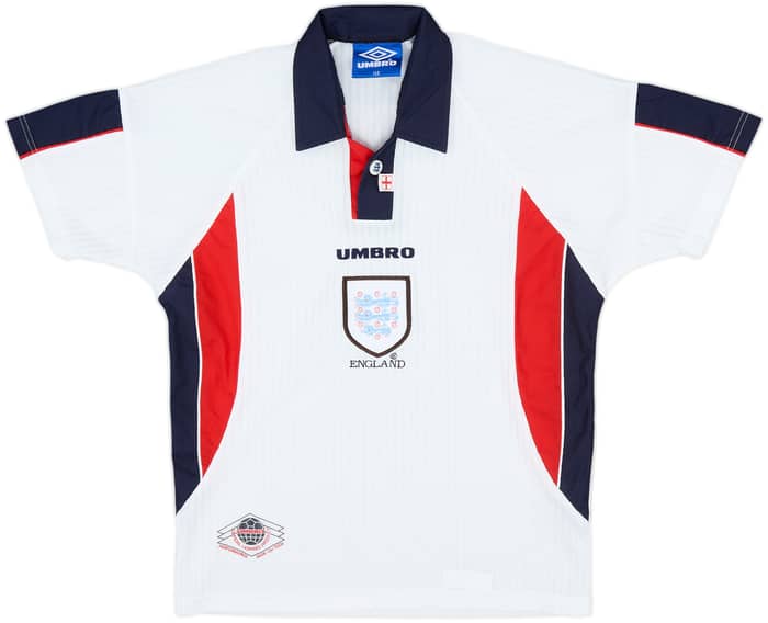 1997-99 England Home Shirt - 9/10 - (M.Boys)