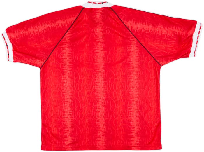 1990-92 Manchester United Home Shirt - 5/10 - (L/XL)