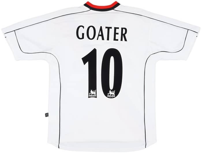 2002-03 Manchester City Away Shirt Goater #10 - 9/10 - (S)