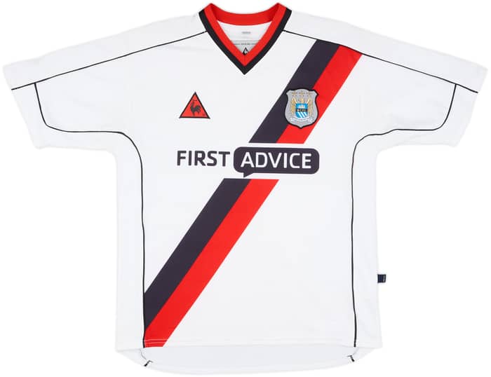 2002-03 Manchester City Away Shirt Goater #10 - 9/10 - (S)