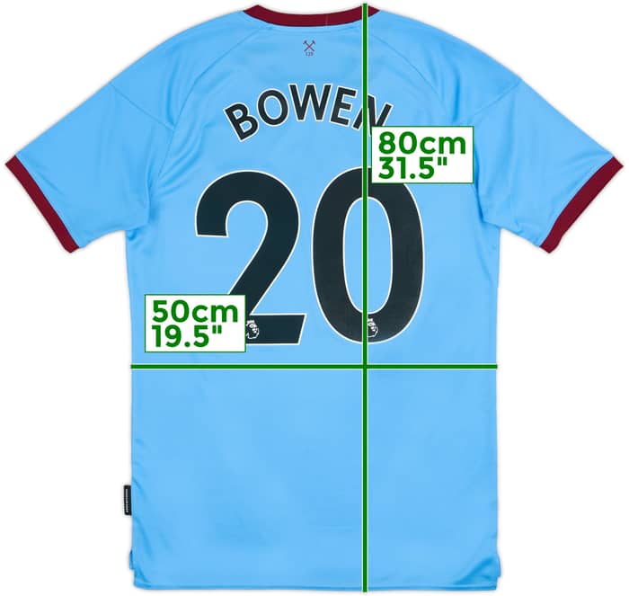 2020-21 West Ham Away Shirt Bowen #20 - 9/10 - (M)