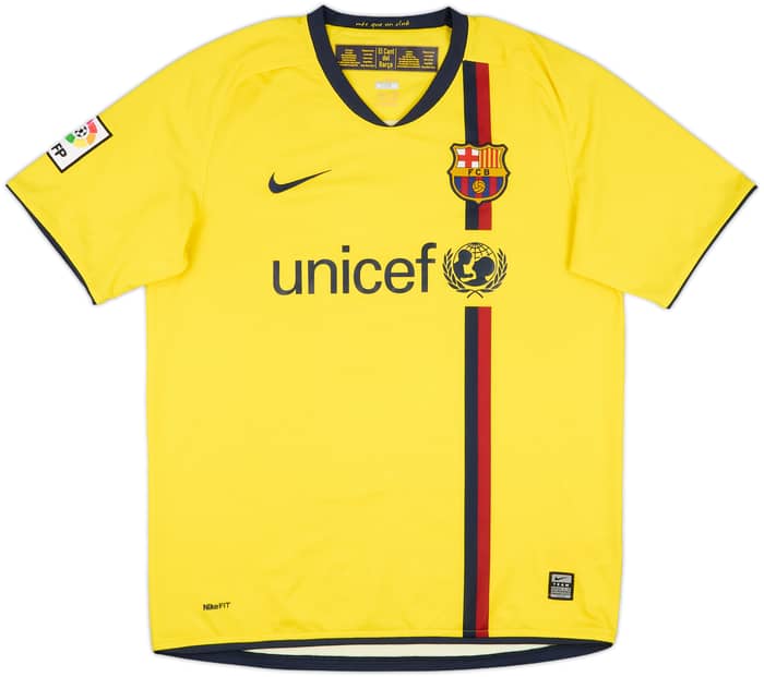 2008-10 Barcelona Away Shirt Puyol #5 - 8/10 - (M)